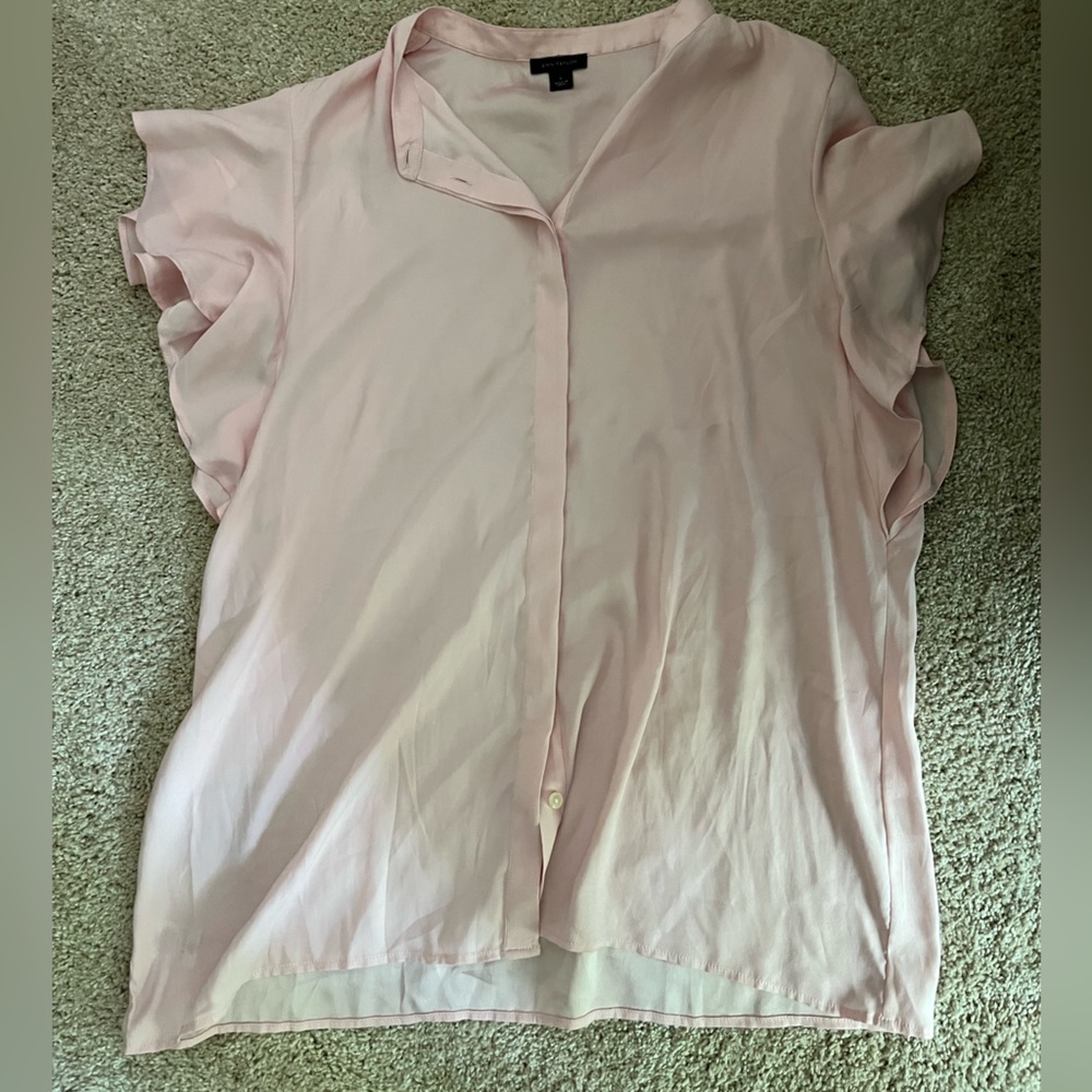 Ann Taylor pink blouse